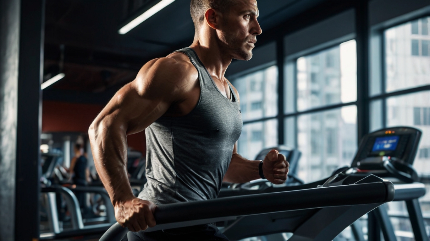 Persona realizando ejercicios de fitness